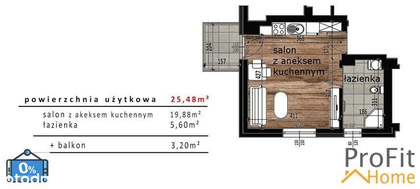 Kawalerka 25,48 m2 bez prowizji-11