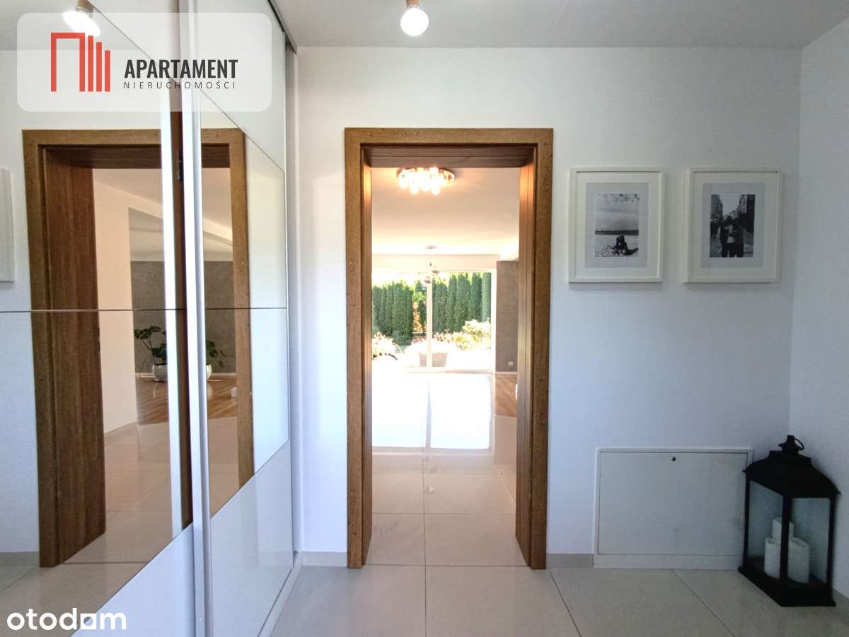 Parterowy dom, garaż, ogród, jezioro, Mazury-18