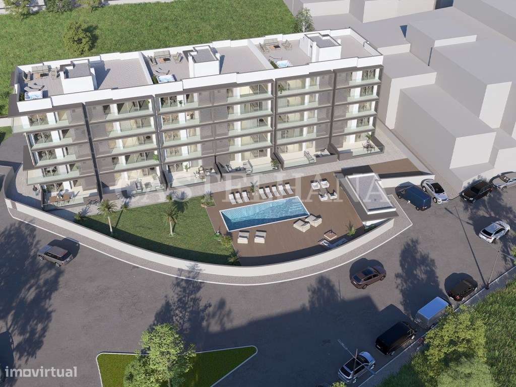 Apartamento T2 com jardim e piscina em novo empreendimento no Algarve - Grande imagem: 4/35