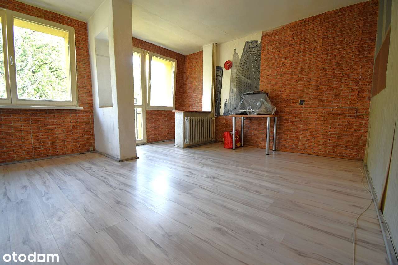 Mieszkanie 3 pokojowe z ogrz miejskim w samym centrum - 46m2-1
