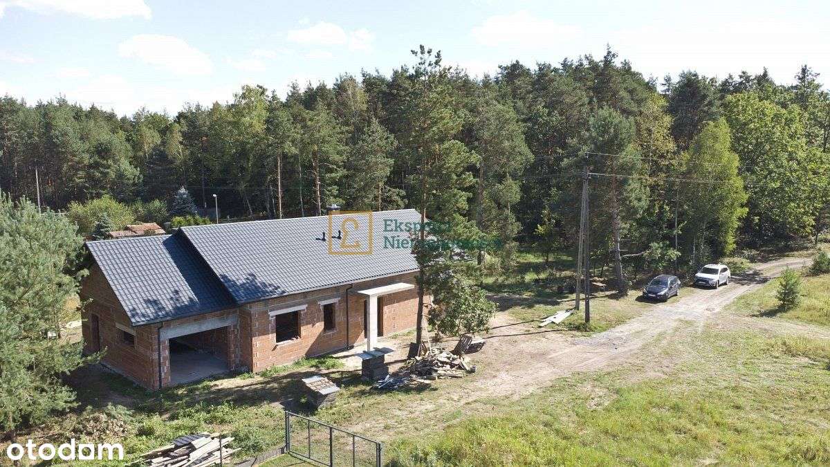 Dom przy lesie, Rakszawa, 116m2 plus garaż w bryle-2