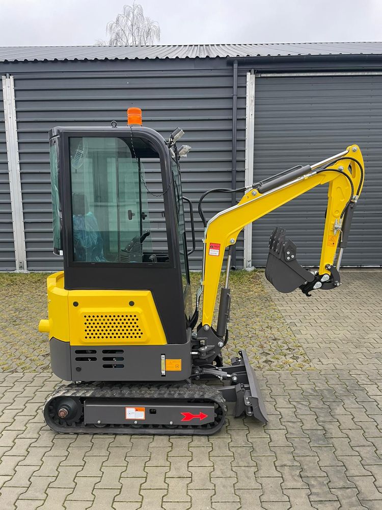 Dw18  minikoparka dw18 • silnik kubota d902 • kabina • pilot • teleskop 2025