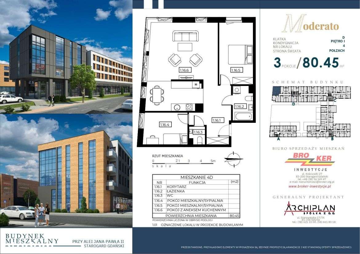 Moderato I​I​I | mieszkanie 3-pok. | D4 - Pełny obrazek: 2/9