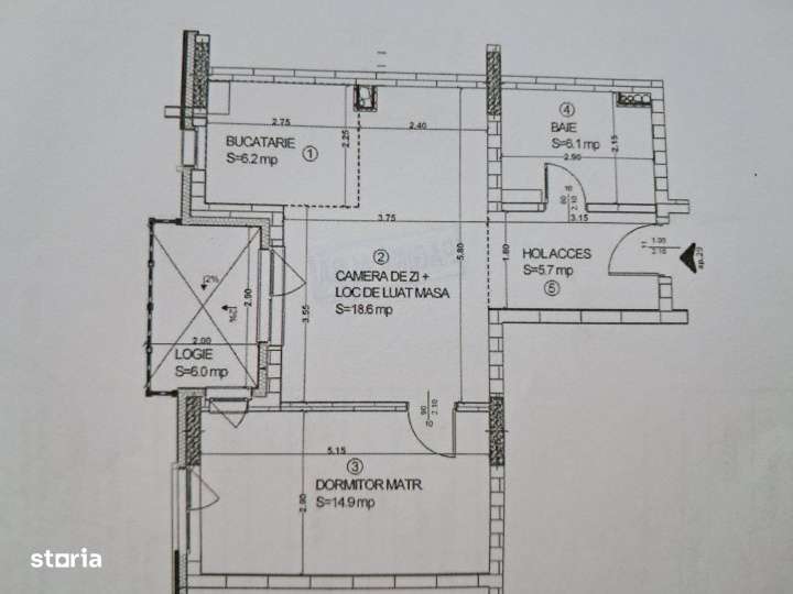 Apartament Modern 2 camere, Floresti, str.Eroilor, parcare, balcon-9