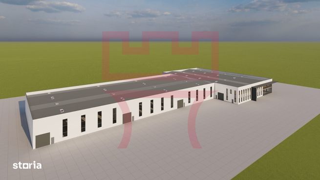 Teren ind 15000mp la drumul principal DN1C pregatit pentru hala 6650mp-4