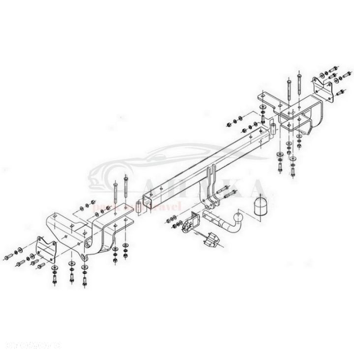 Hak Holowniczy Odkręcany Do Lexus Rx 450H Gyl 2009-2012 - 5