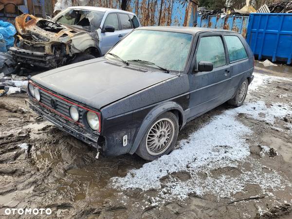 vw golf II maska zderzak lampa grill błotnik drzwi zbiornik paliwa szyba lusterko klamka klapa - 1