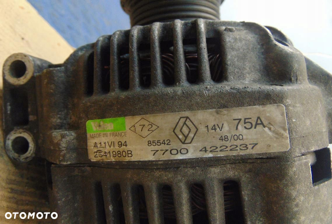 RENAULT MEGANE I ALTERNATOR 1.4 7700422237 - 3