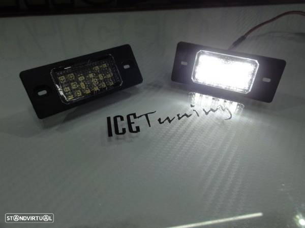 Suporte De Lâmpada De Matricula Com Led Branco Para VW Bora, Golf 5, Passat B5.5/3BG, Tiguan, Touareg, Porsche Cayenne/S 9PA 5-drs - 12