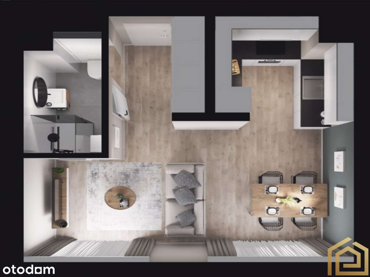 Dwupoziomowa kawalerka | Miejsce parkingowe | Balkon-9