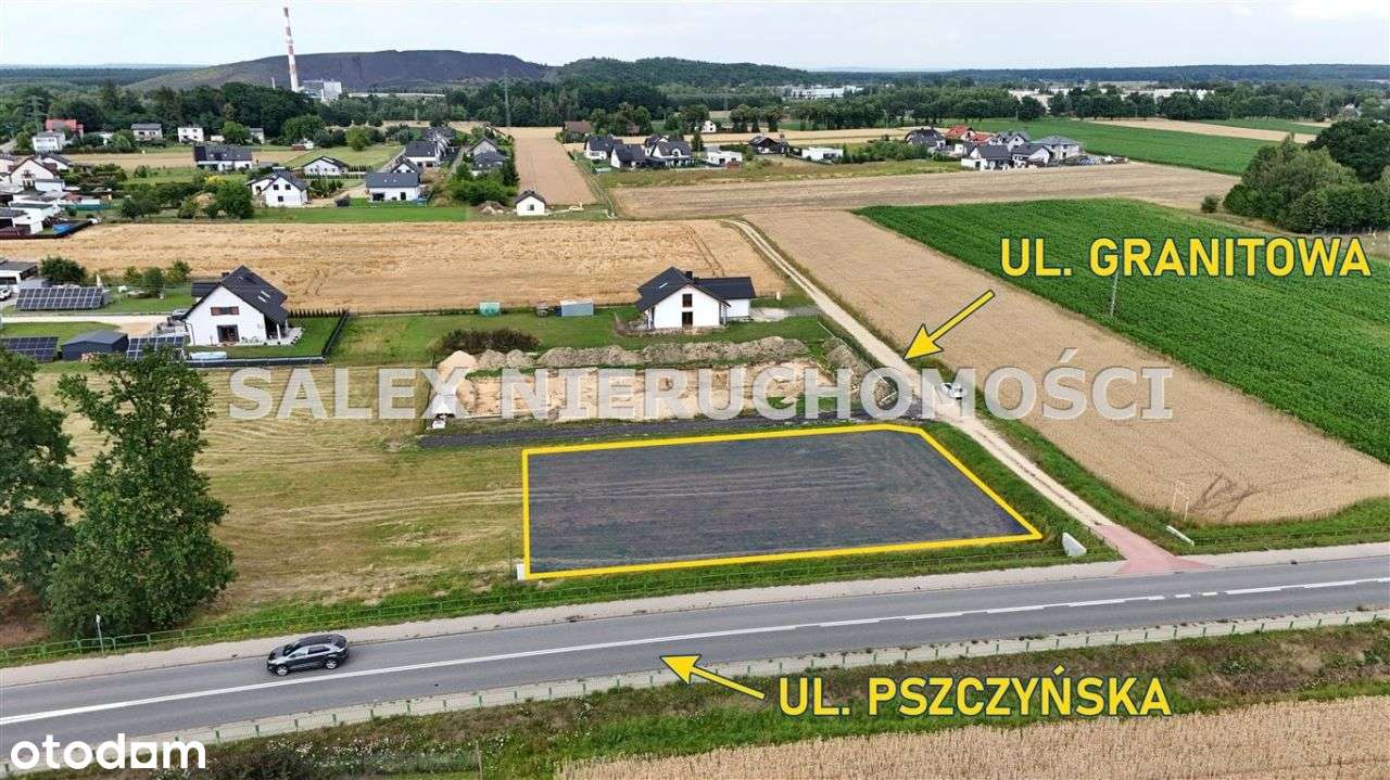 Działka mieszkaniowo-usługowa z projektem