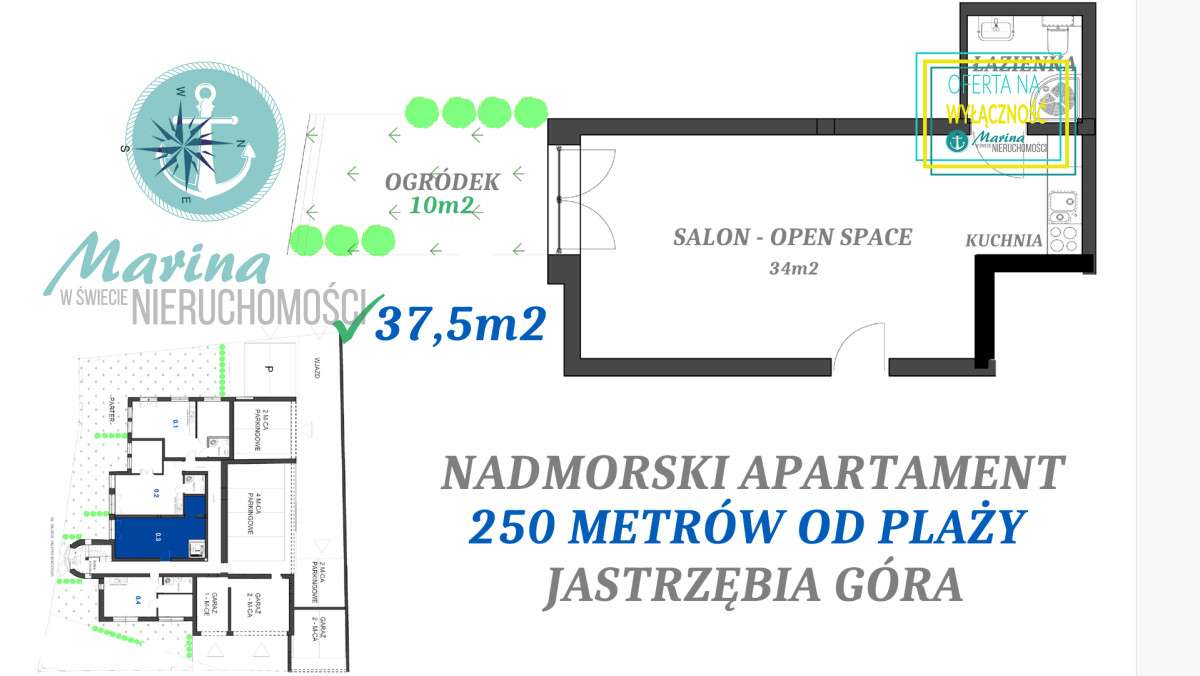 Nadmorski apartament 250 metrów od plaży-3