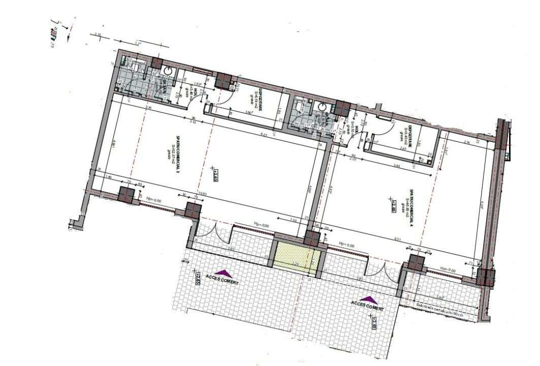 Spatiu comercial, 125 mp utili, vitrina, preluare chiriasi, cartier Bu - Imagine principală: 2/3