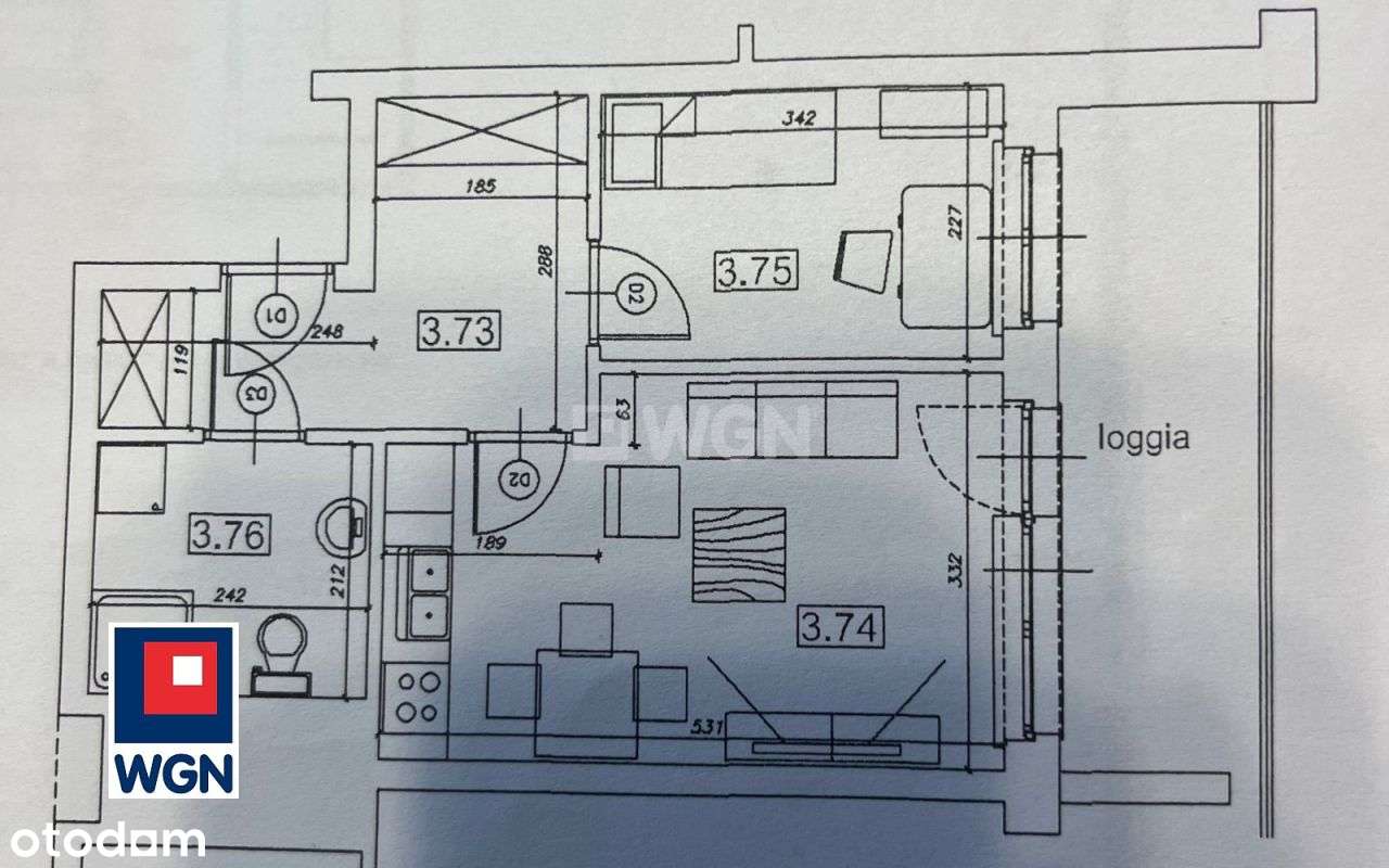 Mieszkanie, 37,61 m², Piotrków Trybunalski-17