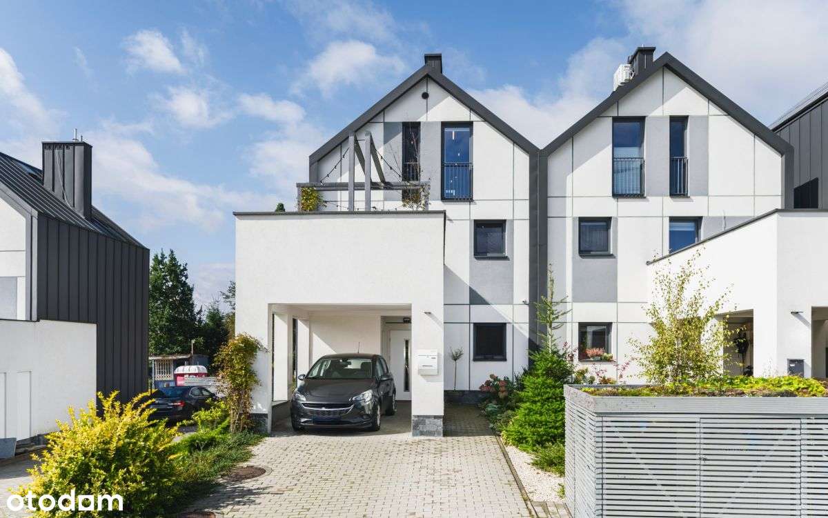 Nowoczesny dom bliźniak - Kraków Zakrzówek-1