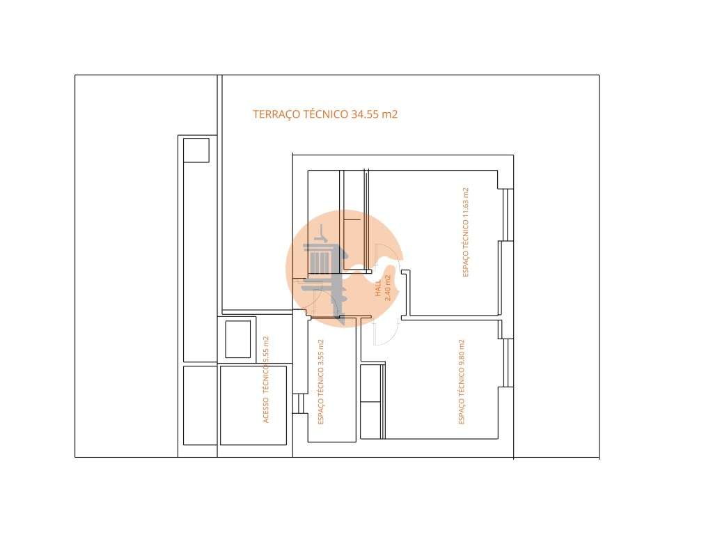 Duplex T1+2 em construção, com terraço com 85m2 vista mar a 50 metr... - Grande imagem: 2/25