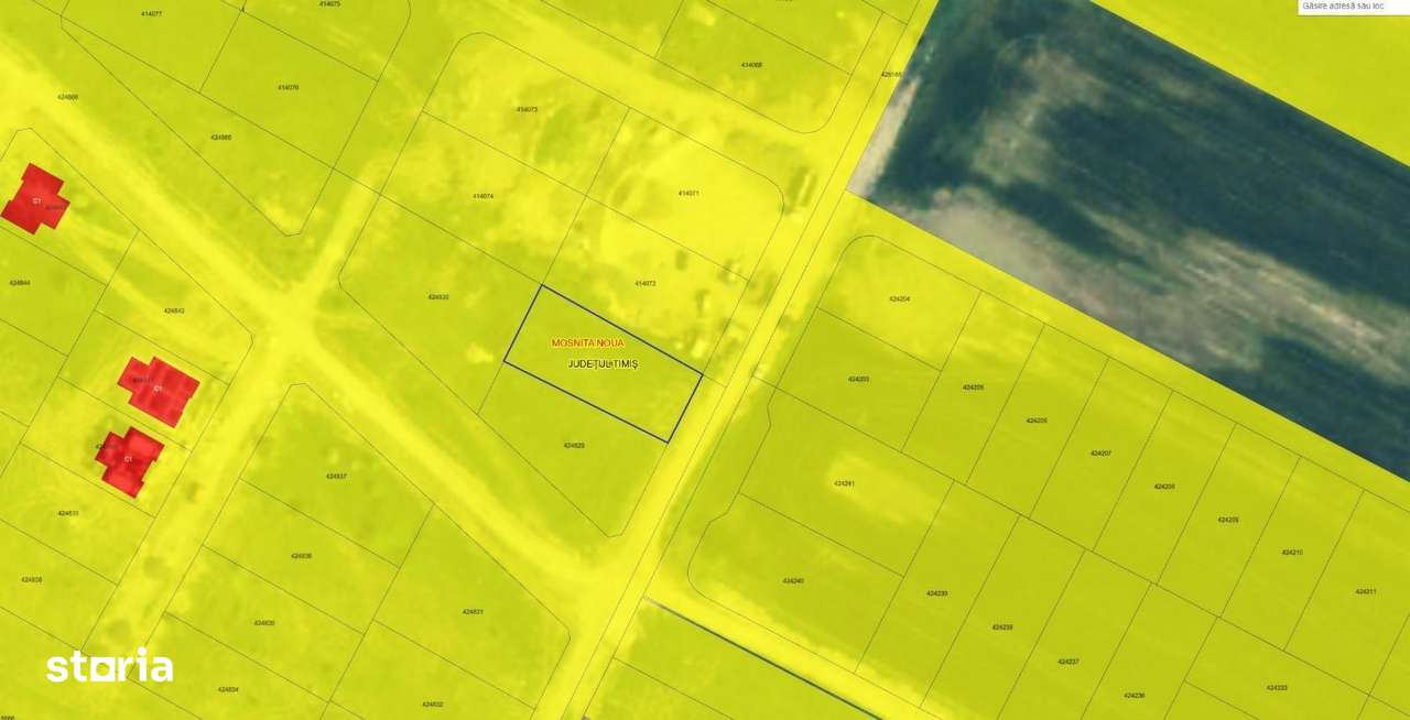 COMISION 0% | Teren Intravilan | Mosnita Noua | 738 mp | Front 27 mp - Imagine principală: 2/4