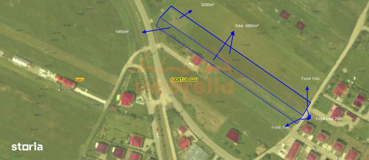 Teren de vanzare Jucu de Mijloc Intravilan 7.463m²43€ m² - Imagine principală: 2/3