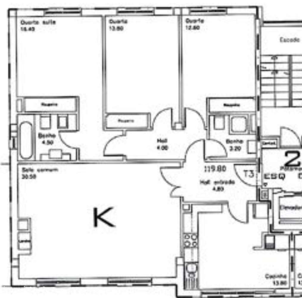 Apartamento T3 com 2 frentes na Maia-55