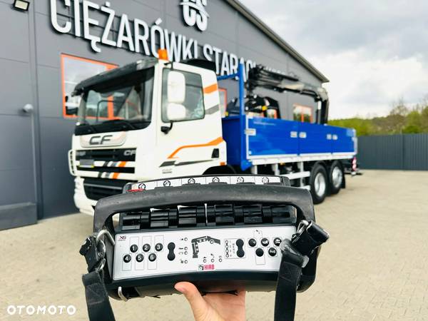 DAF DAF CF XF 75.310 E5 // 6x2 // skrzynia + żuraw HIAB XS 144 // klima // manual // oś skrętna // budowlanka - 14