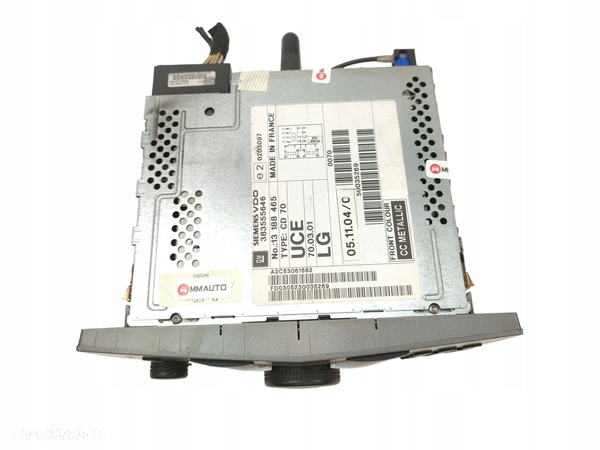 RADIO CD70 NAVI WYŚWIETLACZ OPEL ASTRA H 13188465 13111163 - 2