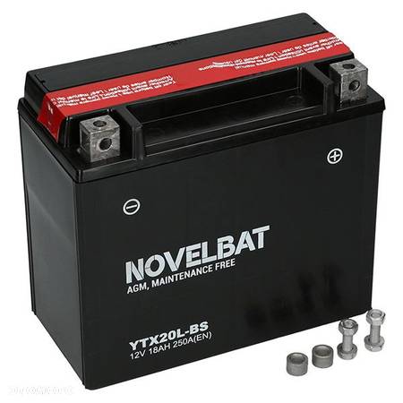 Akumulator Novelbat AGM 12V 18Ah YTX20L-BS - 1