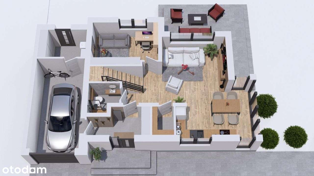 Połowa bliźniaka w świetnej lokalizacji-5