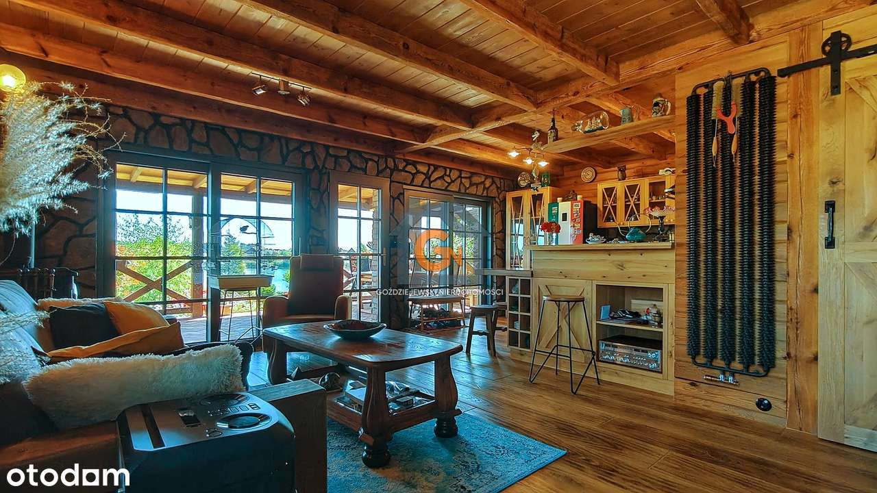 Dom nad jeziorem w Spalona z unikalnym klimatem wiejskiej chaty-17