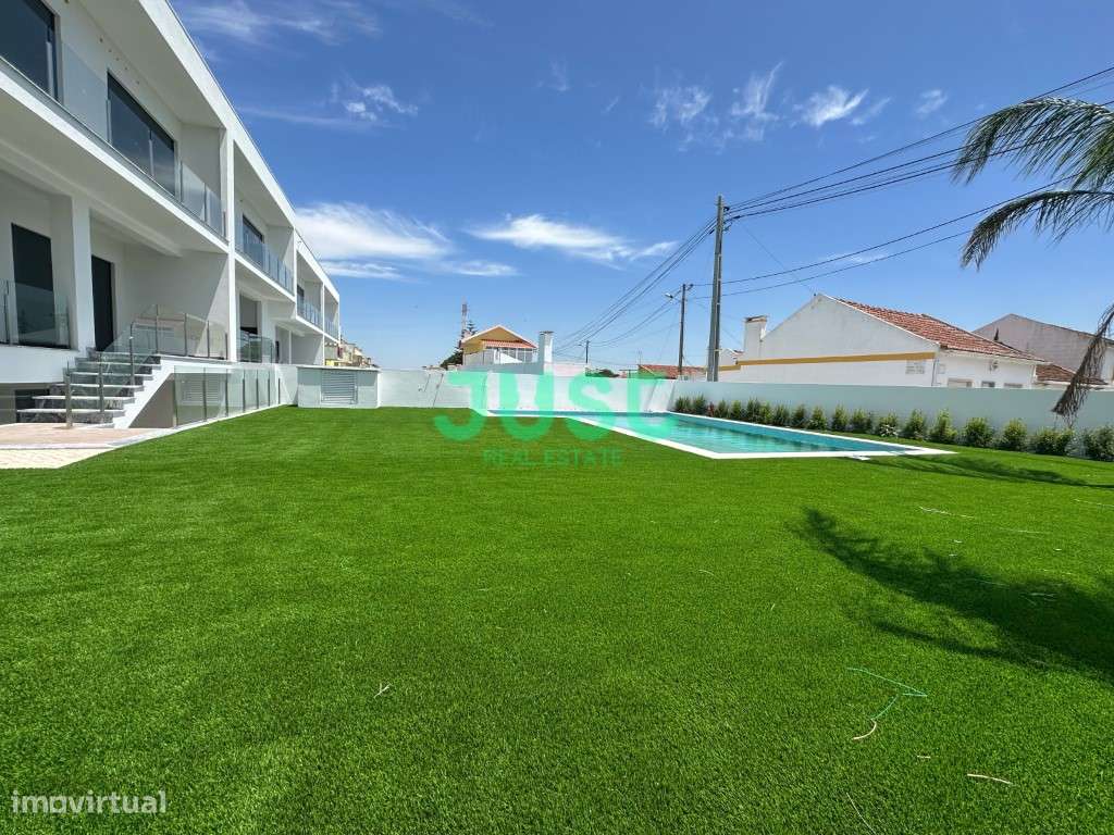 Moradia T3 + 1, pronta, nova a estrear, com piscina, jardim e garag... - Grande imagem: 4/33