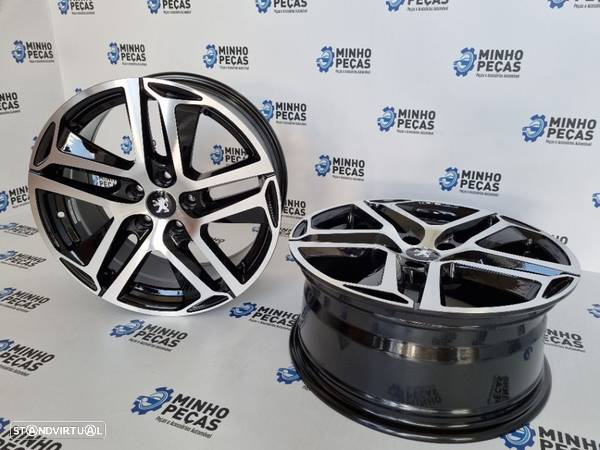 Jantes Peugeot 308 em 16 Black (5x108) - 6