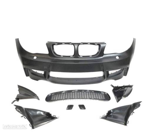 PARA-CHOQUE DIANTEIRO PARA BMW E81 E87 E82 E88 06-10 LOOK M1 + TUBOS DE AR - 2