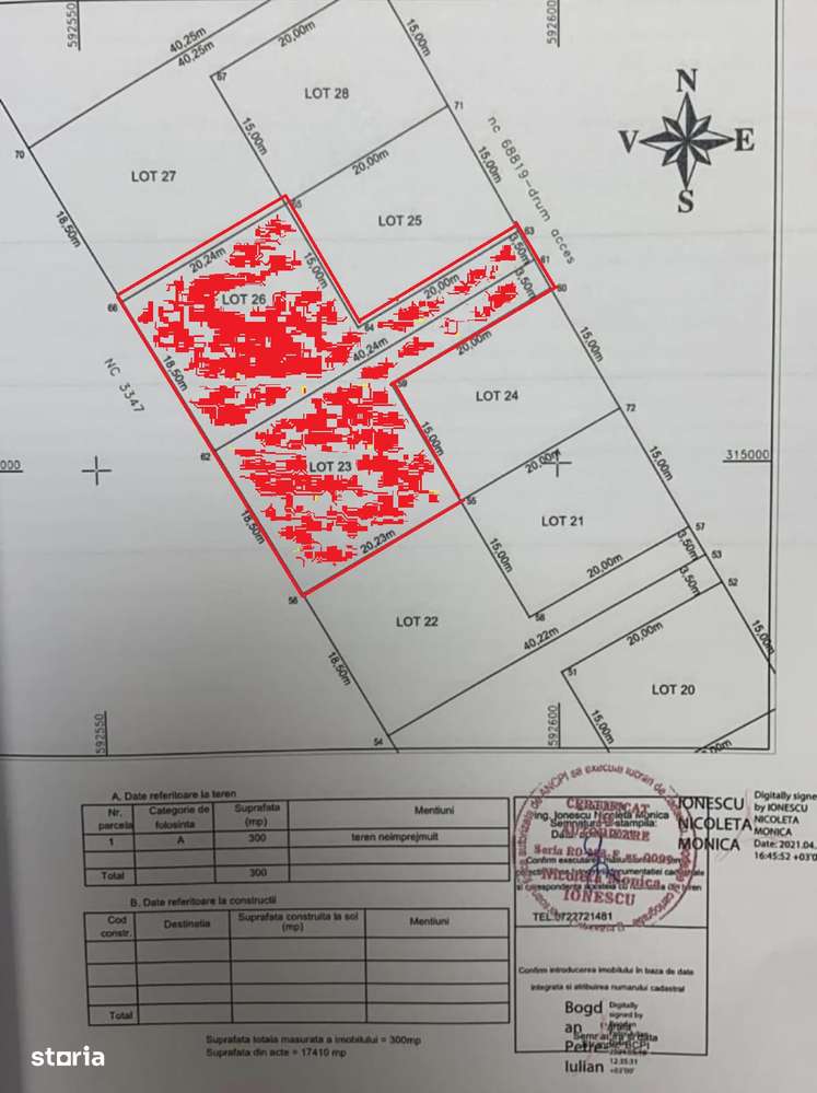 Teren intravilan de vânzare – Comuna Berceni, Str. Miorița, 888 mp!-5