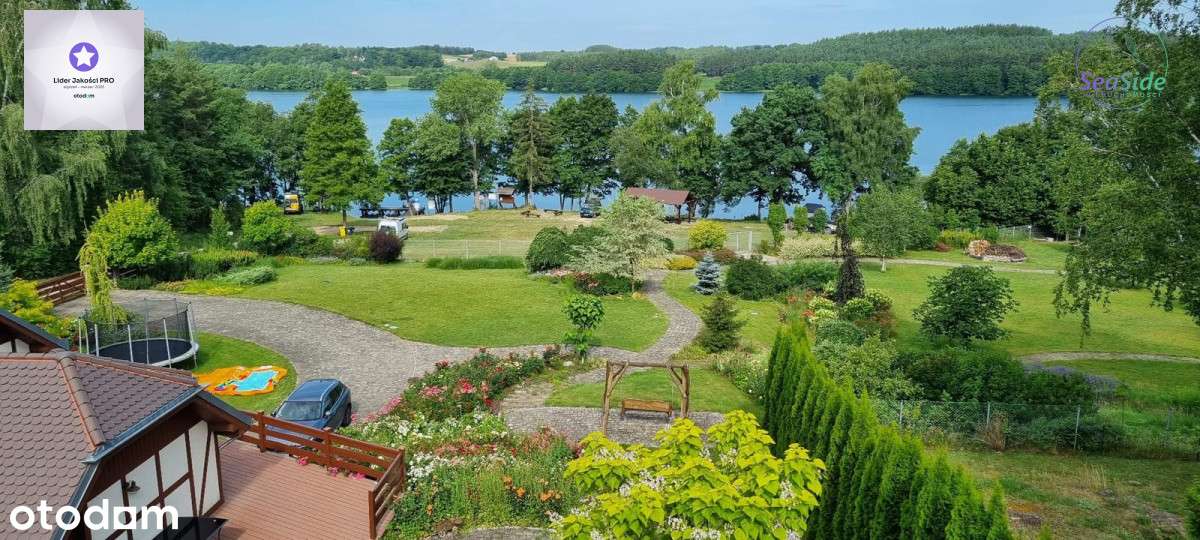 Z widokiem na jezioro Raduńskie - 80 m od plaży !!-12