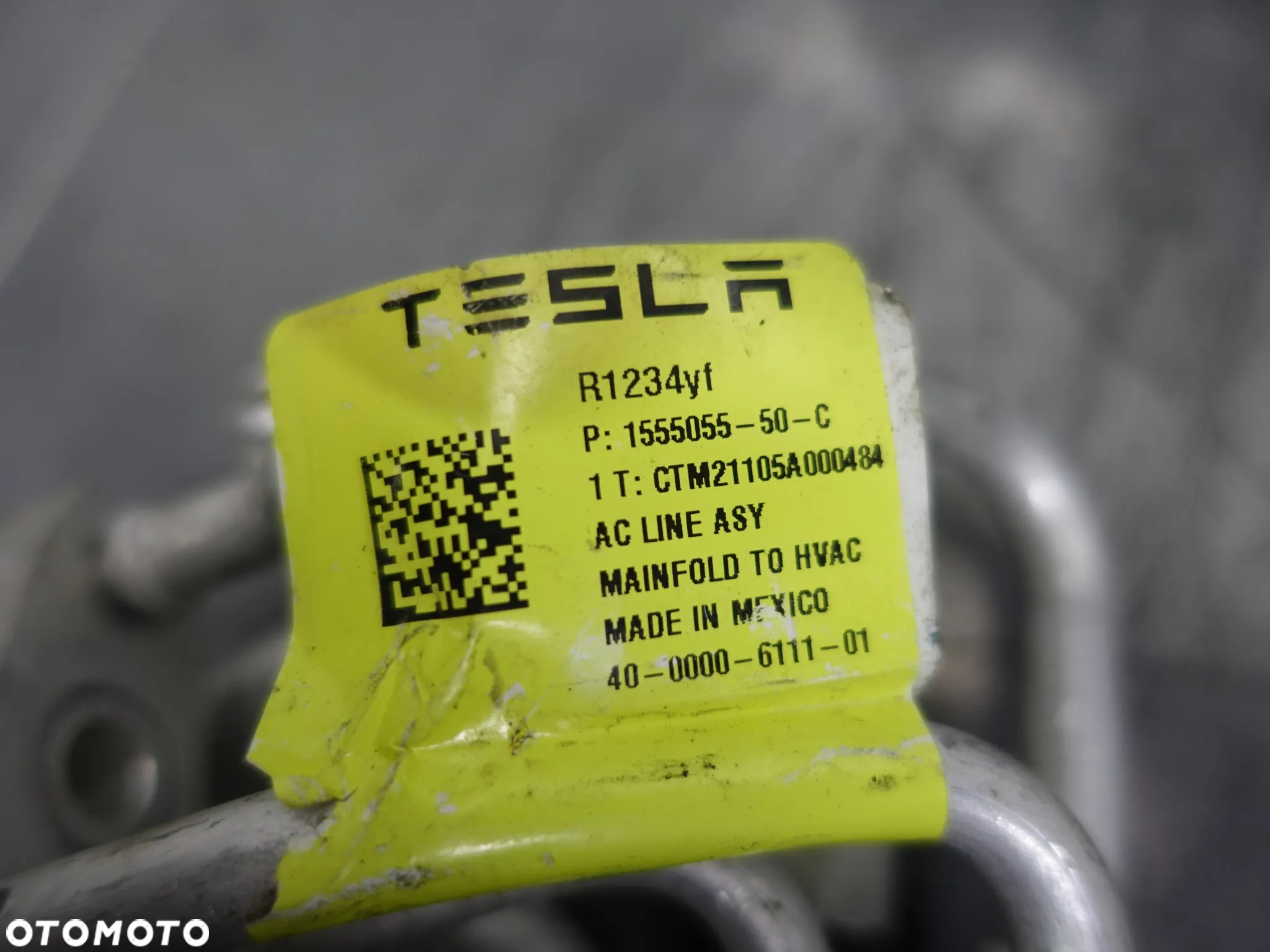 Przewód Wąż Rurka Klimy Klimatyzacji Tesla 3  1555055-50-C - 4