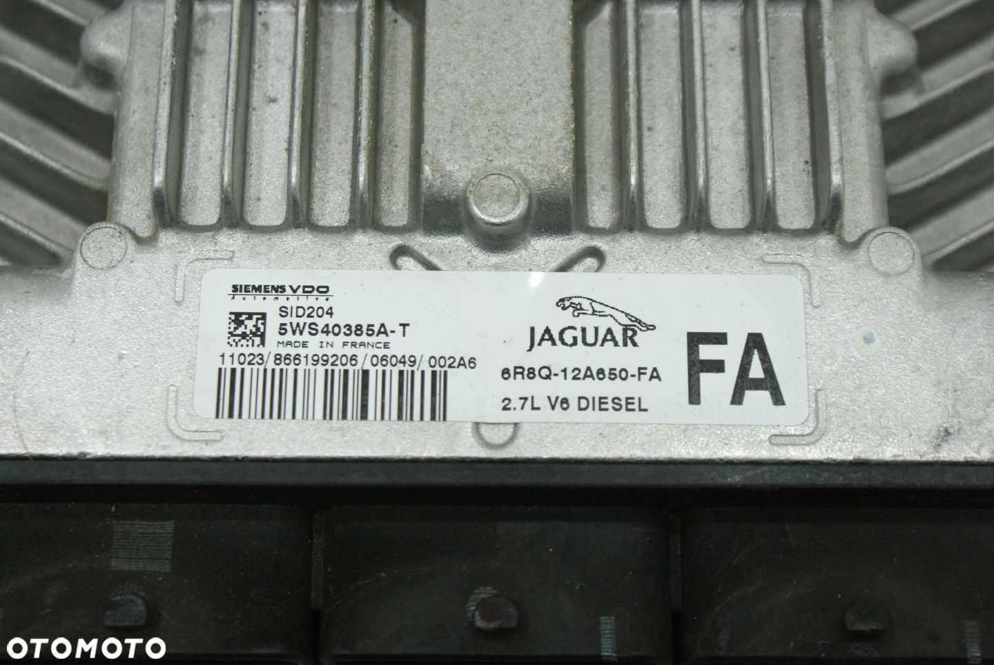 JAGUAR X350 2.7 STEROWNIK KOMPUTER SILNIKA 6R8Q-12A650-FA 6R8Q12A650FA - 2