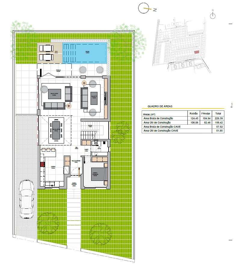 Alma de Faro - Terreno - Moradia T4 c/ projeto de Arquit. e Espec.-6