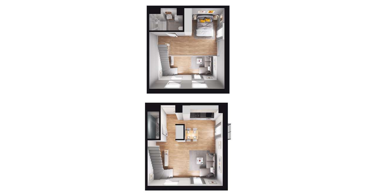 2-pokojowe mieszkanie 56m2 + balkon Bez Prowizji - Pełny obrazek: 2/8