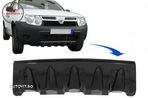 Protectie Bara Fata Dacia Duster 4x4 / 4x2 (2010-2017) Negru Lucios- livrare gratuita - 1