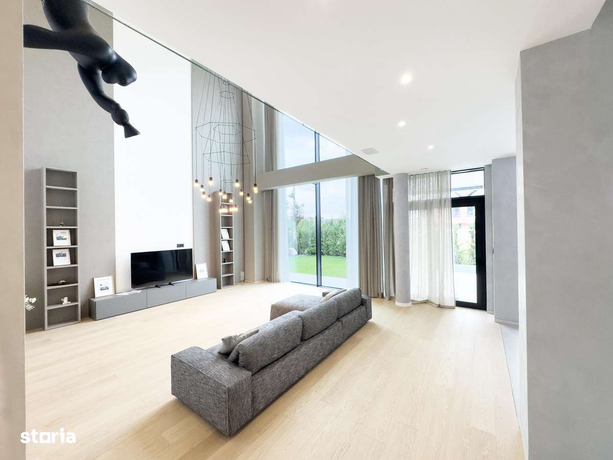 NEXO Nature Pipera - 320m utili,6 camere, 4 bai, piscina incalzat - Imagine principală: 5/25