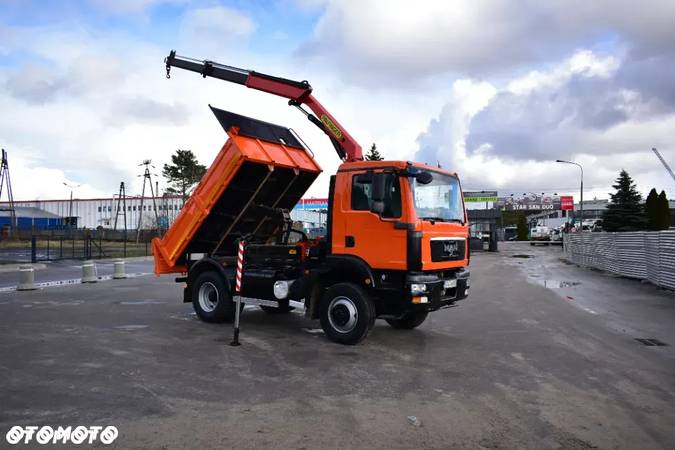 MAN TGM 18.280 4x4 Palfinger PK 7501 HDS Żuraw Wywrotka Crane Kiper - 8