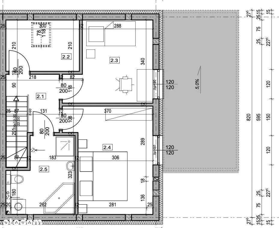 Nowoczesny dom 106m² z dużym ogrodem i salonem spokojna okolica +garaż-6