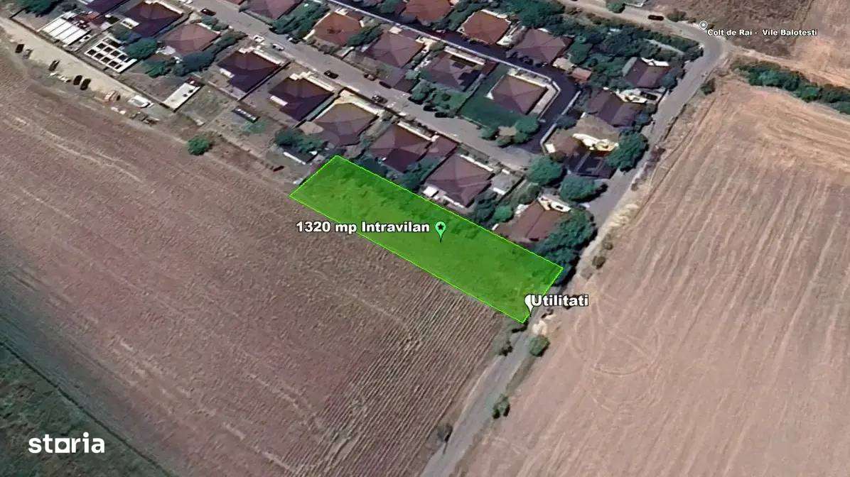 Teren intravilan, 1320 mp, la asfalt in Balotesti-7