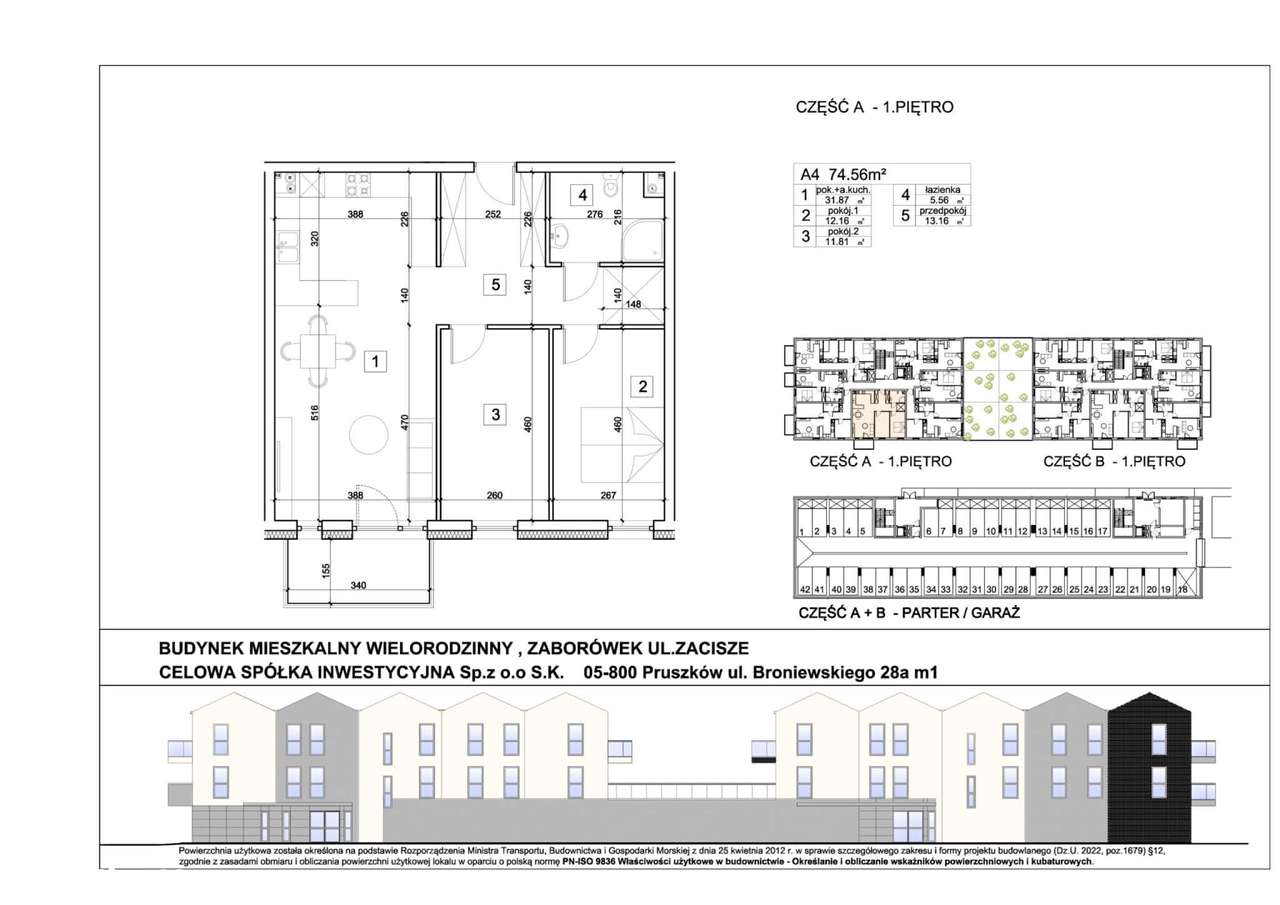 Gotowe mieszkanie 74,56m2 z balkonem - 20 min do Warszawy - Pełny obrazek: 2/8