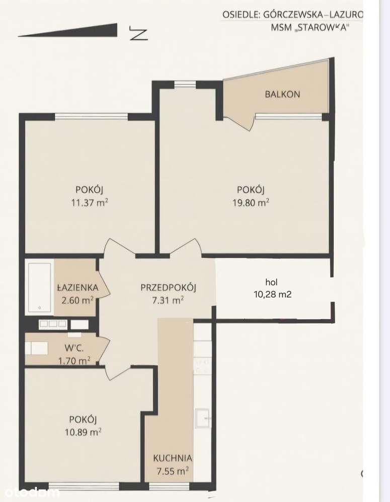 3 pokoje | 71,70 m² | Loggia | Metro Bemowo | Zielone osiedle-10