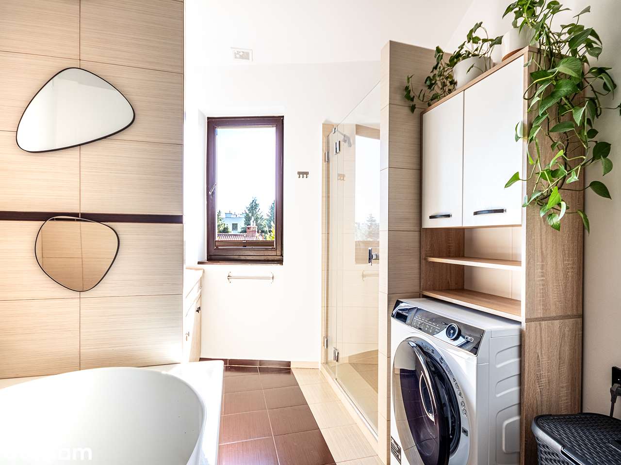 Dwupoziomowe, mieszkanie z tarasem, kominkiem i garażem - Józefosław !-9