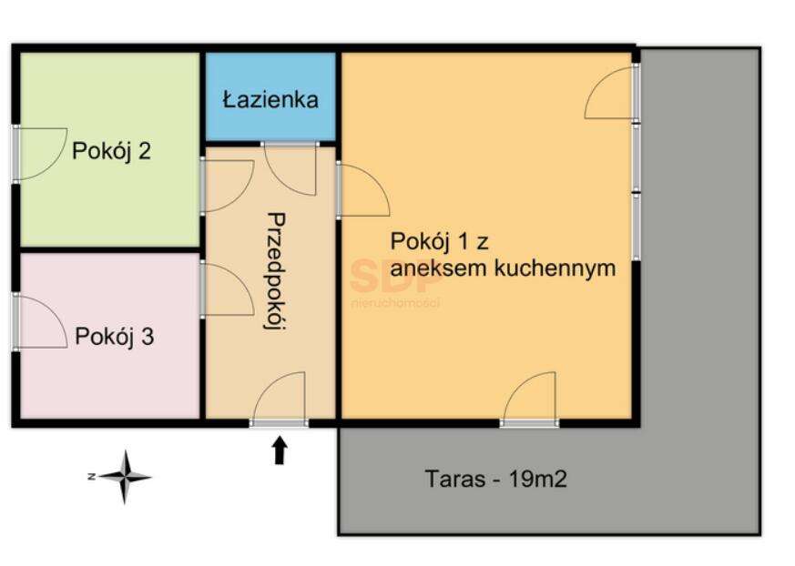 Lipa Piotrowska | 3 pok z tarasem i ogródkiem | 799 tys - Pełny obrazek: 2/19
