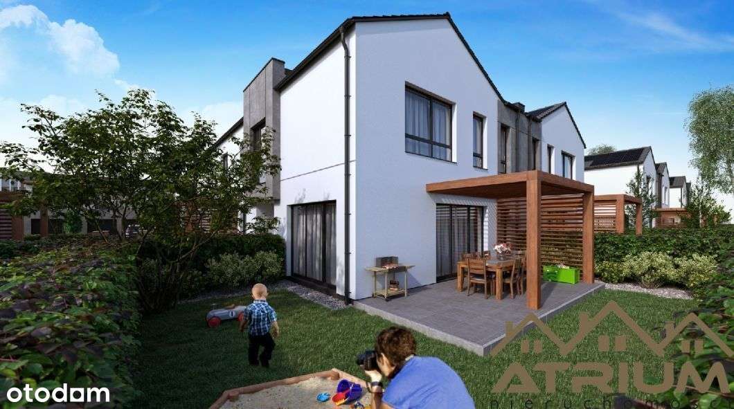 Nowy bliźniak Szczytniki z ogródkiem 12-11