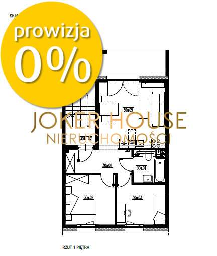 Mieszkanie z rynku pierwotnego/ 3 pokoje/ Budziwój - Pełny obrazek: 3/8