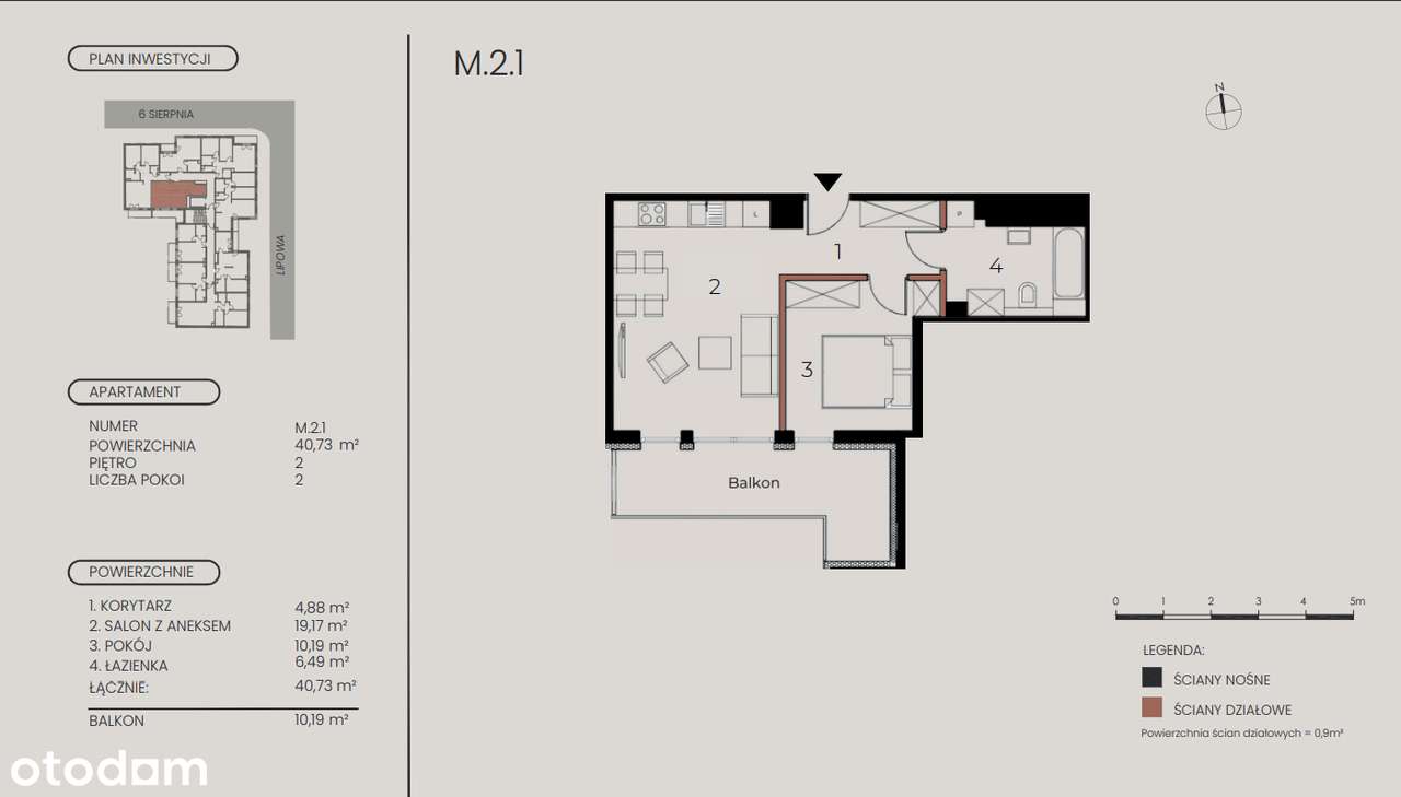 Nowoczesne Mieszkanie z Tarasem – w samym sercu Łodzi !!! - Pełny obrazek: 3/4