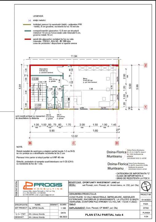 Hala de inchiriat, 420 mp, zona Parc Logistic Gilau-Floresti, Acces au - Imagine principală: 3/3